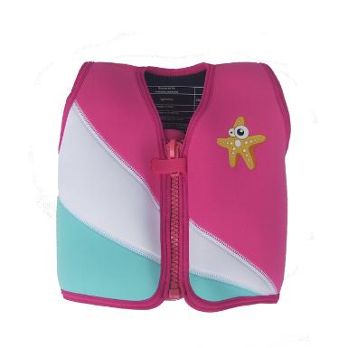 happy swim jacket สีชม